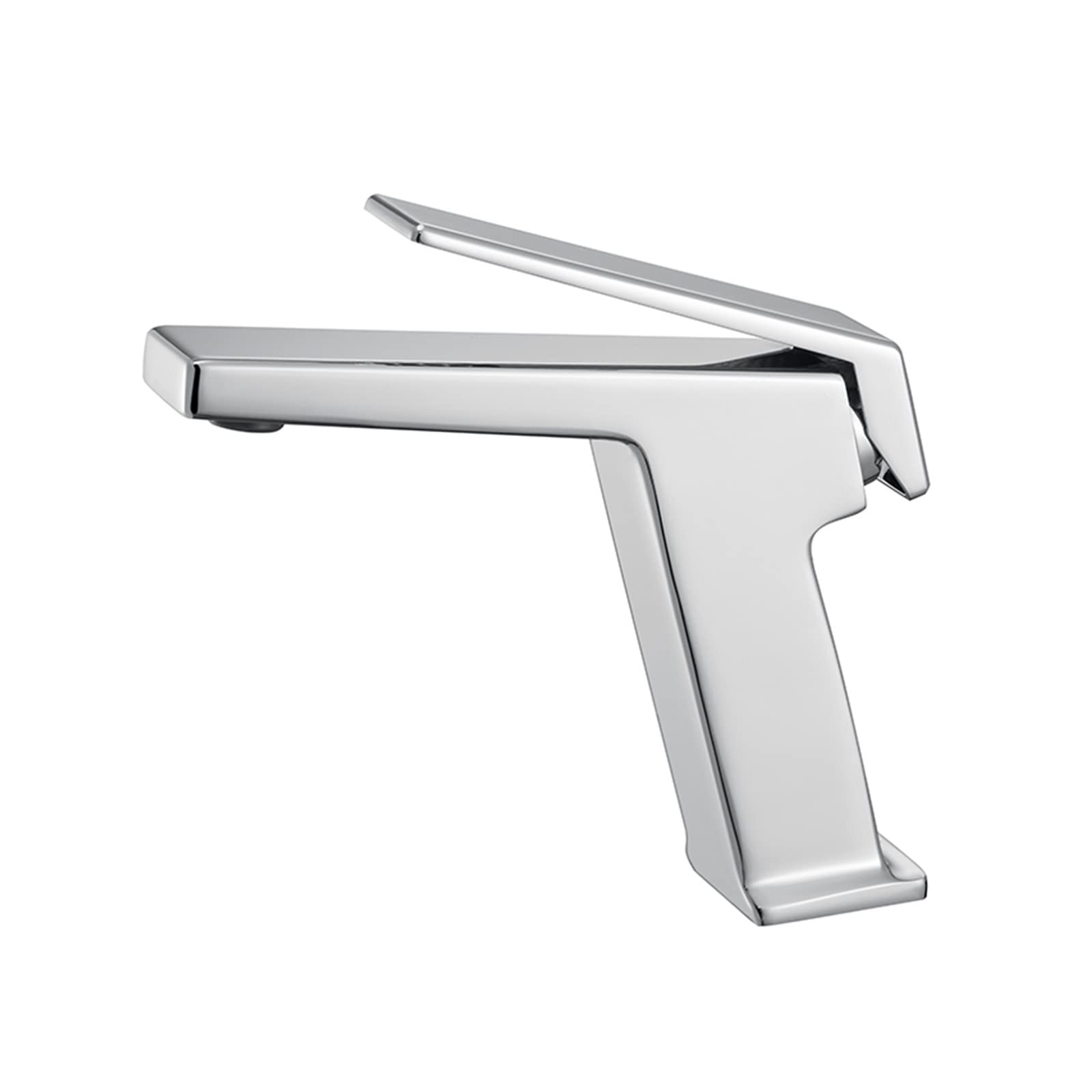Robinet de lavabo chrome mitigeur eau chaude et froide en laiton de salle de bain