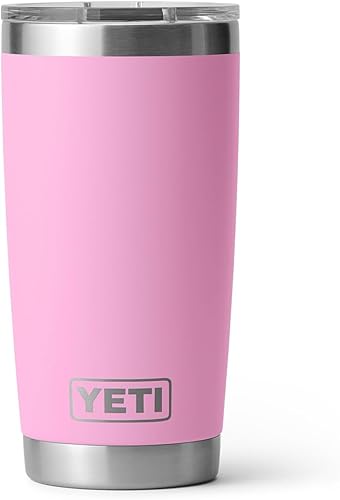 Miniatura 50 de YETI Rambler - Vaso aislado al vacío de acero inoxidable de 20 onzas con tapa MagSlider Verde mar