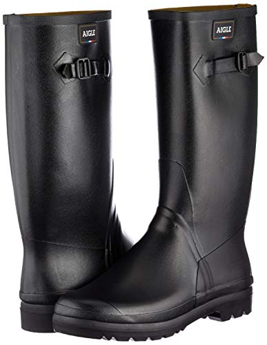 Aigle Cessac Lady Stivali in Gomma da Donna, Nero