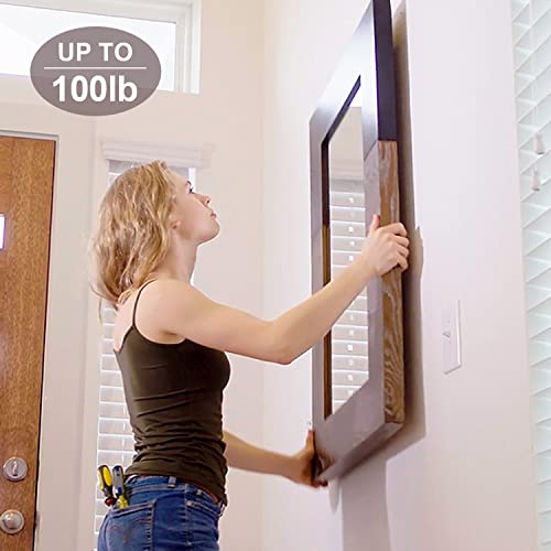 Bear Claw Hanger Screws Hanger Gold - 30Lb&75Lb Picture Hooks - 4-In-1 Hanging Screws For D-Rings, Sawtooth, Wire And Keyholes - Mounts In Drywall And Wood Studs (30&75Lbs-25Pcs) #TOP5