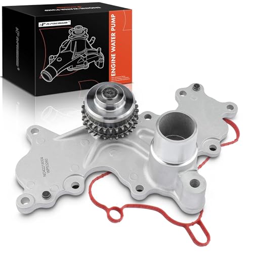 A-Premium Engine Water Pump with Gasket Compatible with Ford Mustang F-150 Expedition 2015-2017 Transit-150 Transit-250 Transit-350 HD & Lincoln Navigator 3.5L 3.7L