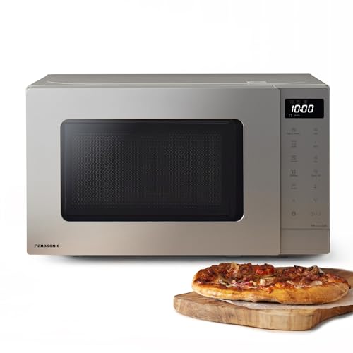 Four micro-ondes Panasonic argent avec 9 programmes auto