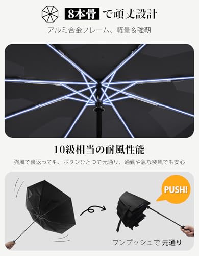 折りたたみ傘 日傘 メンズ - 画像 3
