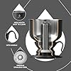 IDEUS 68oz Stainless Steel Thermal Coffee Carafe with Brew Pour Over Dripper