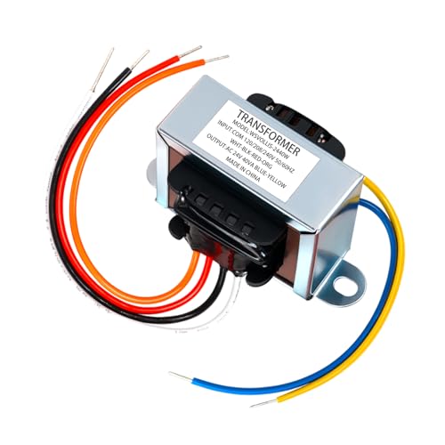 24V 40VA Control Transformer Multi-Tap Isolation Transformer for HVAC Furnace Primary Voltage 120/208/240V Secondary Voltage 24V with Foot Mount Replacement for Models: 4031F GT446 PF42440