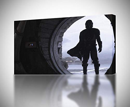 Dizzy The Mandalorian Star Wars TV Show Canvas Print Wall Art Poster CA1264, Regular