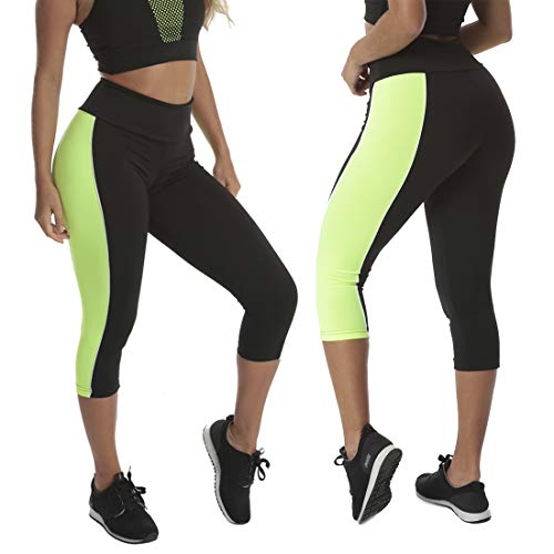 Kit com 2 Calças Legging Capri Suplex