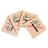 Panneau d'interdiction de fumer : avec un design raisonnable, ce panneau portable se démarquera et facilement installé, panneau mural d'interdiction de fumer