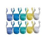 100pcs Dental Bowl Cup Dish Prophy Ring for Dental Tools Teeth Whitening Mixing Handy Finger Cup
