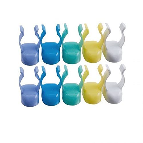 100Pcs Dental Bowl Cup Dish Prophy Ring For Dental Tools Teeth Whitening Mixing Handy Finger Cup #TOP8