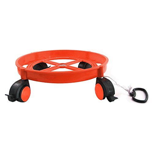 Image of RITU Plastic Cylinder Trolley - Multicolor, Heavy -Duty, Lightweight, Easy Mobility with 360 Rotating Wheels for LPG Gas Cylinder, Durable Kitchen Utility Stand for Home Use