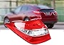 DNYSYSJ - Compatible with Honda Crosstour 2010 2011 2012 Halogen Rear Tail Lamp Replacement Left Right Rear Outer Brake Lamps Taillight Assembly Set (Driver's Side Tail, Left)