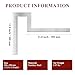 Stainless Steel Flange Square Pipefitter Tools Angle Flange to Measure Squareness Water Pipelines Distribution System Measuring Tool 300 x 300 mm
