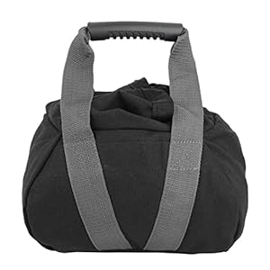 Unilled Gewichtheffen Fitness Sandbag Heavy Duty Training Tassen Cross Training Lift Fitness Equipment Body Building Gym Power Sandbag Zandzaktraining (Color : Black)