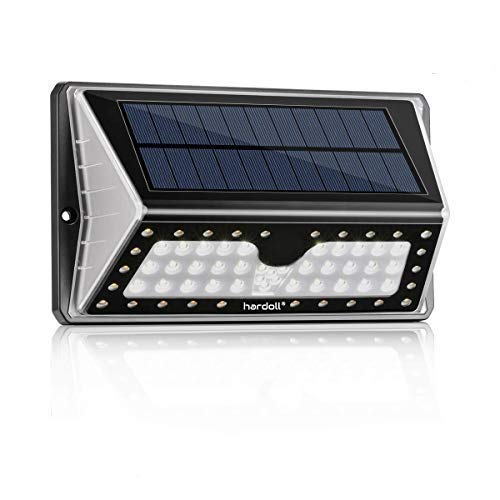 Hardoll Solar Light for Garden 62LED Motion Sensor Waterprooof Security Outdoor Lamp Warm and Cool
