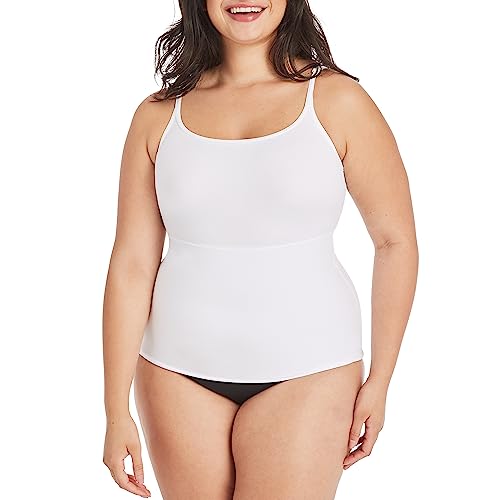 Maidenform womens Long Length Shapewear Fl3266 Camisole, White, 3X-Large US