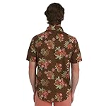 Billabong Mens Printed Short Sleeve Woven Button Down Shirt - Image 2