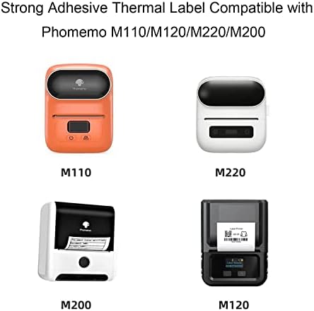Phomemo M110 Labels Round Label Compatible with Phomemo M110 M110 M200 M120 M220 Label Maker,1.97"x1.97"(50x50mm) 140 Self-Adhesive Thermal Labels, Multi-Purpose Label Paper Stickers Paper, Pink