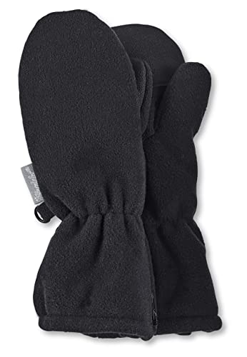 Sterntaler Unisex Baby Ruskindhandske Cold Weather Gloves, Schwarz, 2 EU