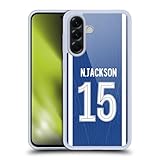 Head Case Designs Officially Licensed Chelsea Football Club Nicolas Jackson 2023/24 Players Home Kit Gel Case [Military Grade Protection] Compatible with Samsung Galaxy A56 5G