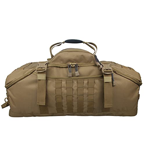 Gym Bag Duffle Bags Backpack Travel Duffel Bag With Weekend Overnight Bag For Outdoor,Tactical,Sports,Travel ,Camping, Hunting (Tan, 24In-Medium) #TOP6