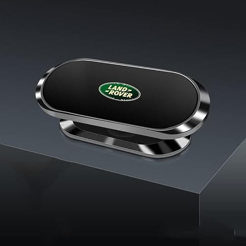 yeSJRL 1 Support de Support de téléphone Portable magnétique de Voiture pour Land Rover Range Rover Evoque Velar Discovery Sport Defender, Support de Navigation à détection de gravité berceaux,+Black Cover
