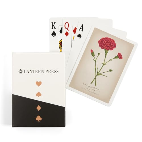 Lantern Press Columbus Ohio Deck de 52 Cartas Poker