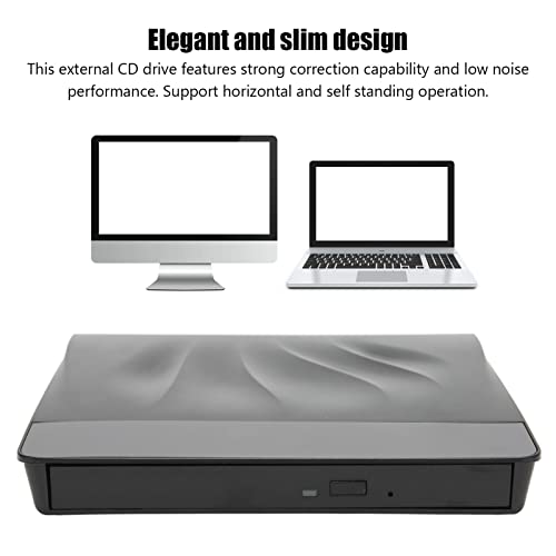 Graveur CD Externe Performant Lecteur DVD USB C Solution Pour PC Sans Lecteur Interne - 7