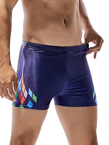 MinYong Men's Compression Square Leg Swimsuit