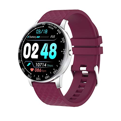 jinclonder H30 Bracelet de sport intelligent avec fréquence cardiaque et pression artérielle, détection du cycle physiologique féminin, message Push Sleep, rappel sédentaire, cadran personnalisé Cover