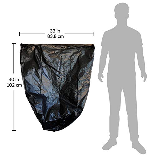 Reli. SuperValue 33 Gallon Trash Bags | 250 Count | Made in USA | Heavy Duty | Bulk | Black Multi-Use Garbage Bags - Image 7