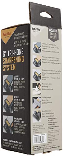 Smith'S TRI6 Arkansas Tri-Hone Stone Sharpening System Grey 6 Inch Fine thumb #6