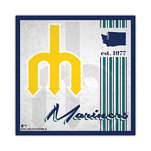 Fan Creations MLB Album Cover Sign, Seattle Mariners
