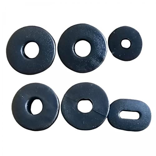KESOTO 2x 6x Performance Rubber Side Cover Grommet Seal para Suzuki GN125 GN125