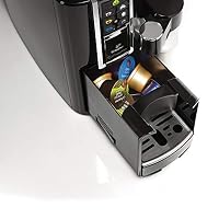 Tchibo Saeco Cafissimo Latte Kapselmaschine (für Kaffee, Espresso,Caffé Crema,Latte Macchiato,Cappuccino oder Tee),schwarz – Ansicht 3