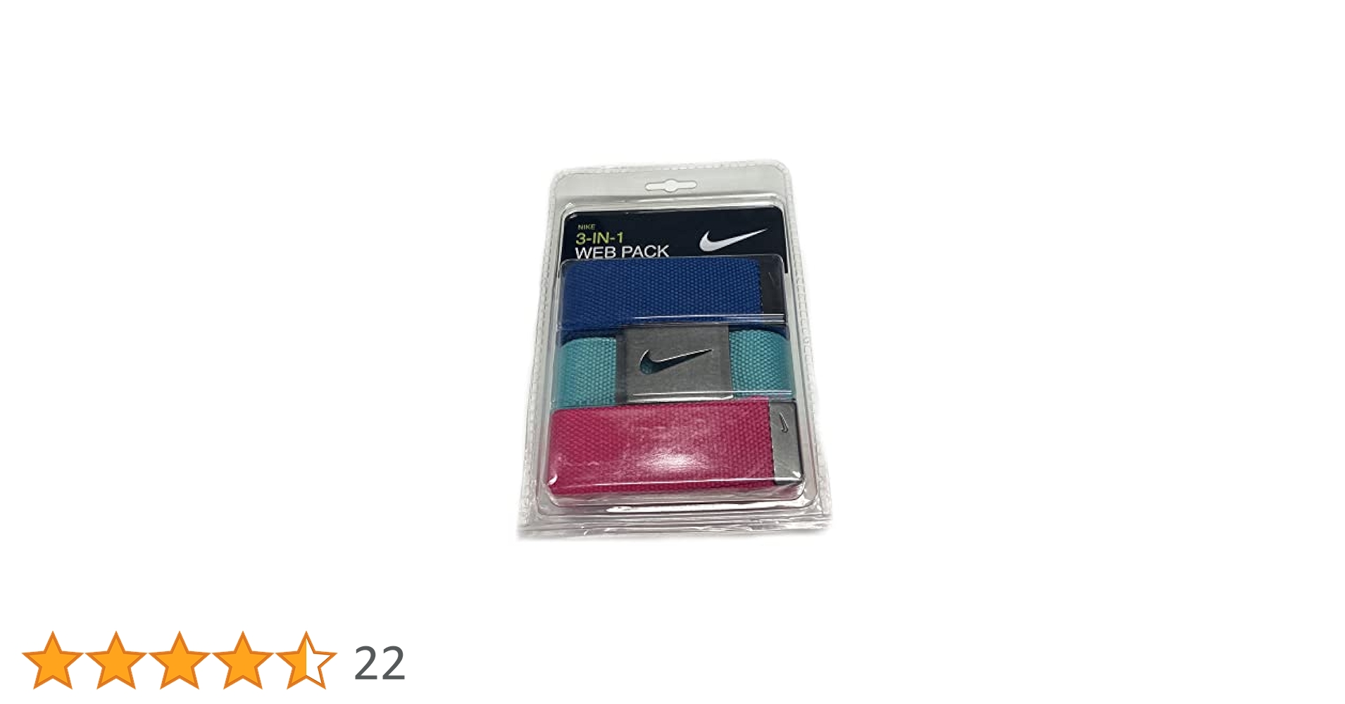 NIKE - 送料無料 新品 NIKE ゴルフ 3-IN-1 WEB BELT PACK Nike Golf Men's 3 in 1 Web Pack Belts, One Size Fits Most