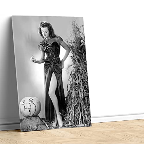 Tableau Sorcière Barbara Hale Halloween Cadeau Idéal Cinéphile Vintage - 4