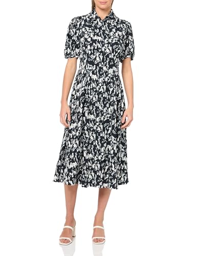 CLUB MONACO Women's Pintuck Midi Shirt Dress, White-Black/Blanc-Noir, 2 at  Amazon Women's Clothing store