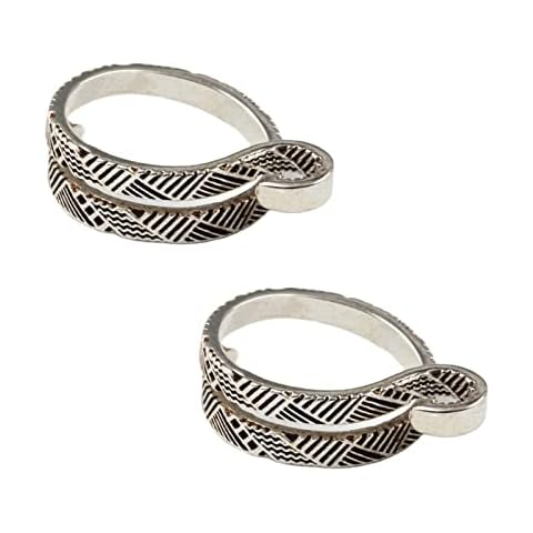 QYNuLi 2 Pcs Adjustable Braided Knitting Rings Knitting Loop Rings Finger Yarn Guide Knitting Rings for Knitting Handmade Crafts Cover