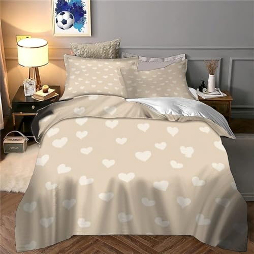 Housse de couette au style soft-minimaliste avec motif imprimé en 3D - 6