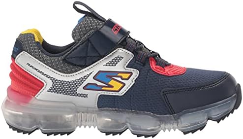 Skechers Kids Boy's Skech-AIR Bolt Sneaker, Navy/Charcoal, 11 Little Kid | Image 5