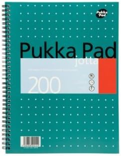 6 Pack of A4 Pad Metallic Jotta Notebook JM018-200 Pages Per Pad
