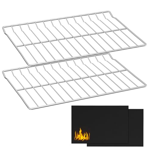UPGRADE WB48T10095 Oven Rack Replacement For GE profile Oven Racks Stove Rack,304 Stainless Steel Stove Wire Rack Ge Oven Replacement Shelves