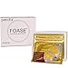 Collagen Under Eye Patches with 24K Gold is the Best Hyaluronic Treatment Mask for Dark Circles, Eye Bags and Puffiness – 100% Natural Pads for Aging, Wrinkles and Fine Lines - 20 Pack - Added Tweezer