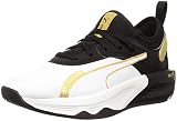 PUMA Damen PWR XX Nitro WN's Gymnastikschuh, White Black Team Gold, 37 EU