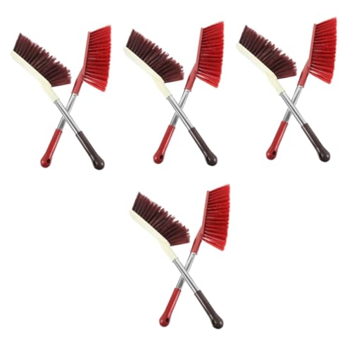 TOPPERFUN 8pièces Brosse à Main avec Poignée Inoxydable De Balais Doux pour Nettoyage des Et Petits Espaces
