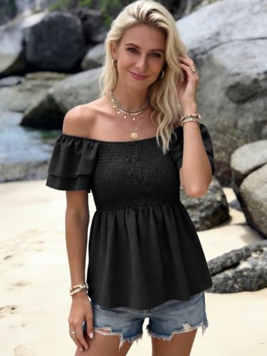 Ruffle Peplum Top product image