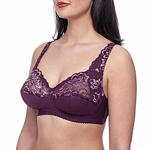 frugue Soutien Gorge sans Armature Grande Taille - de Soutien Latéral Violet FR 110C – vue 5
