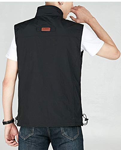 Image of Duyang Men's Casual Outdoor Lightweight Quick Dry Fish Travel Work Safari Vest