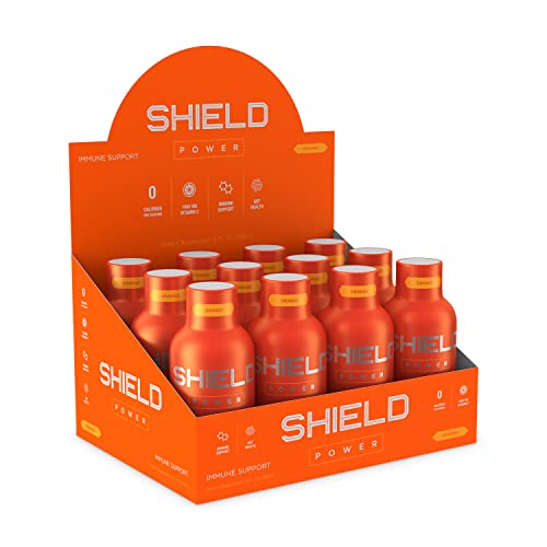 Image of Besser Health, Shield 2oz, Immune Support Shot - 12 Count, Orange
